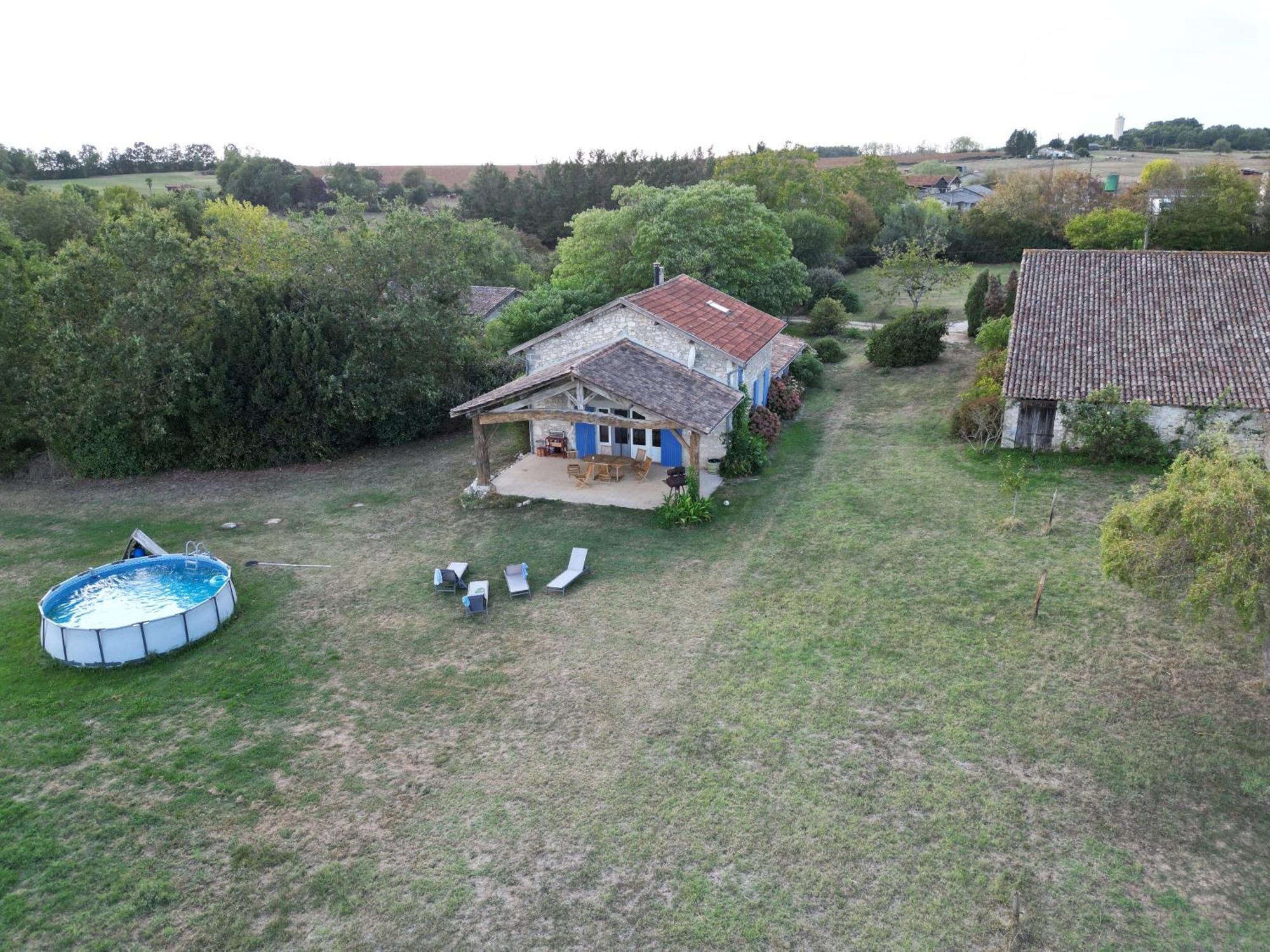 Maison 3 Chambres, Piscine, 2 Hectares De Jardin La Sauvetat-du-Dropt Eksteriør billede